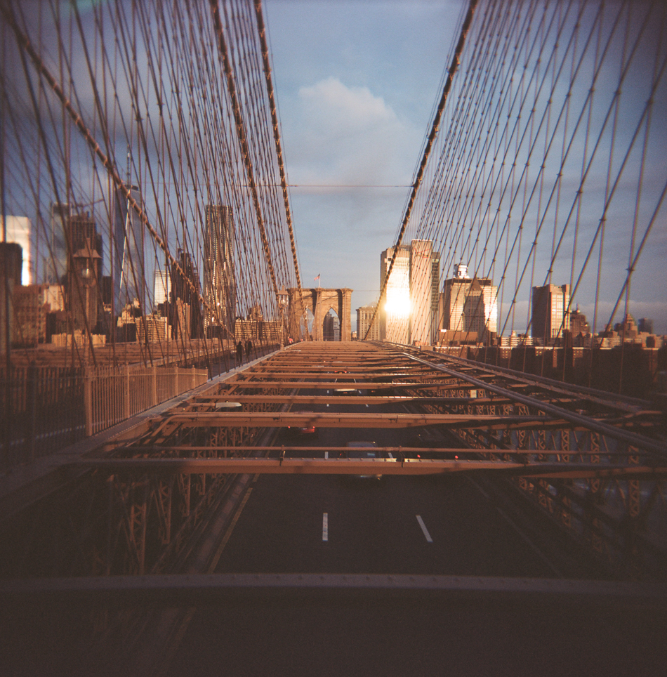 Brooklyn Bridge on 120mm